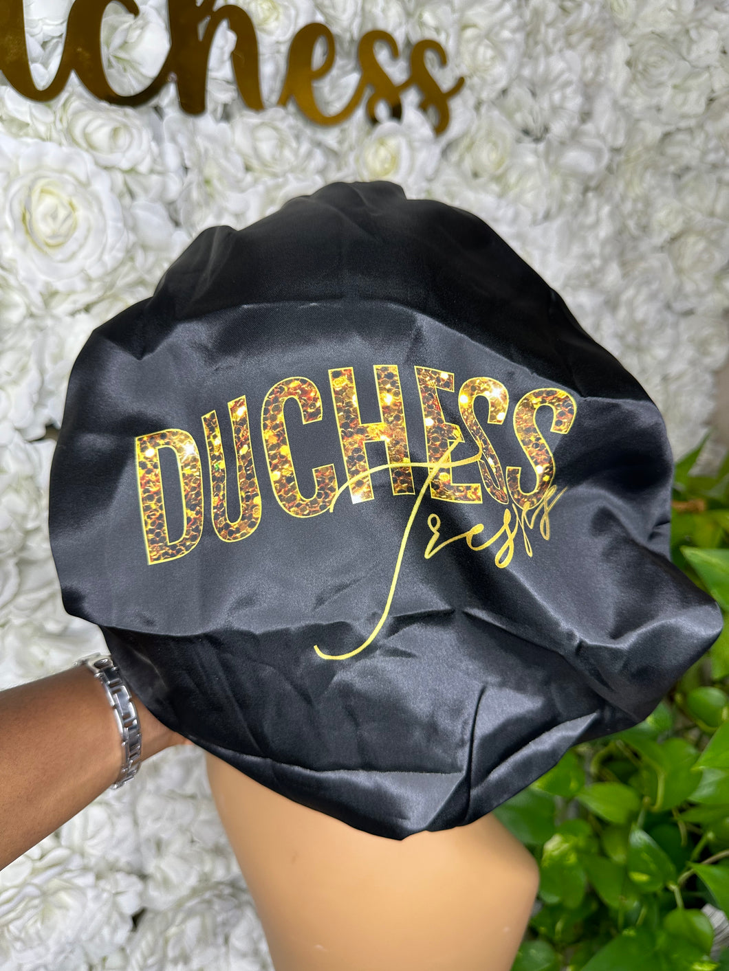 The Duchess tresses signature hair bonnet